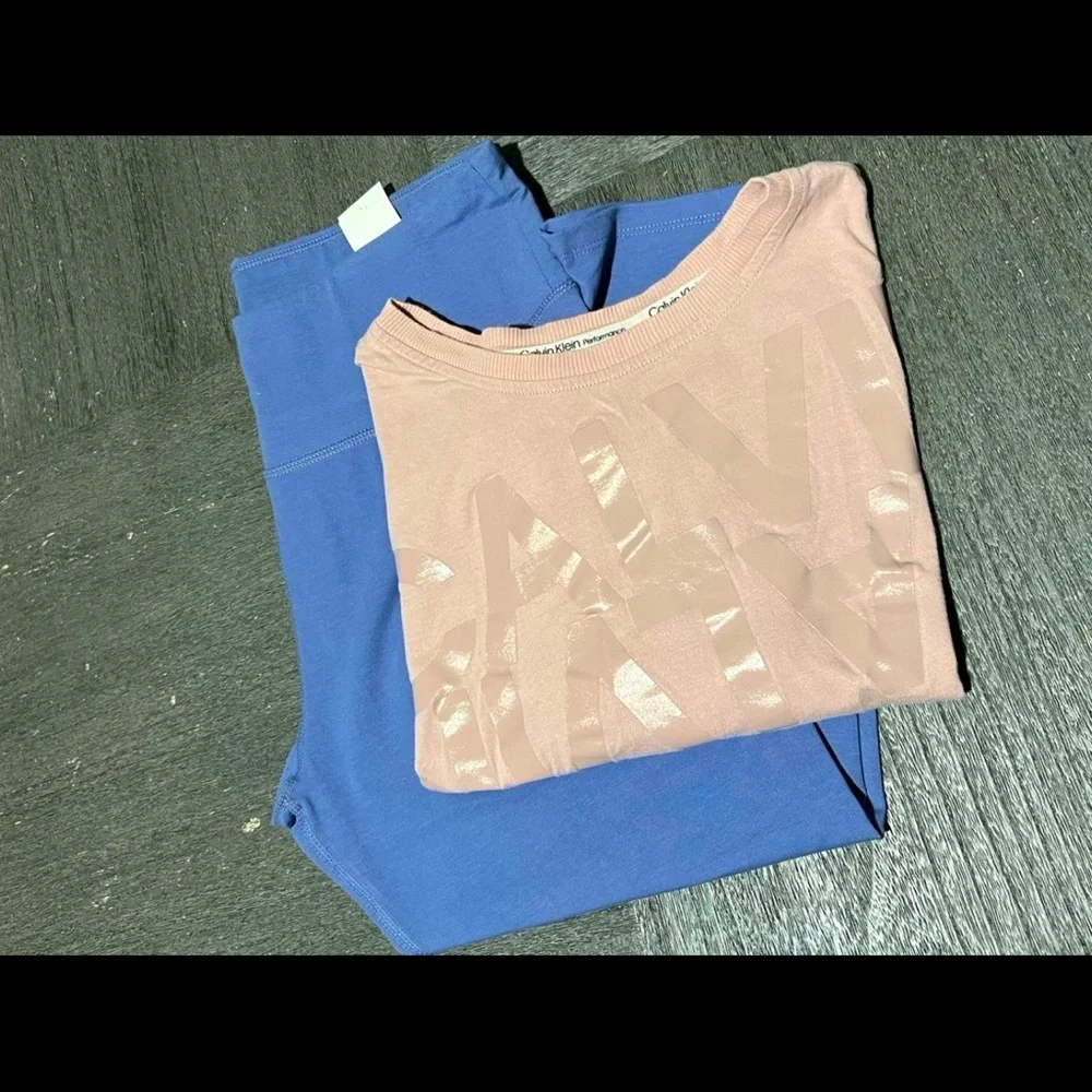 Calvin Klein performance top and bottom work out clothes bundle - Picture 1 of 6
